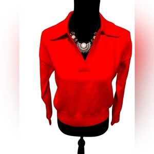 Truth Republic Orange Long Sleeve Sweater